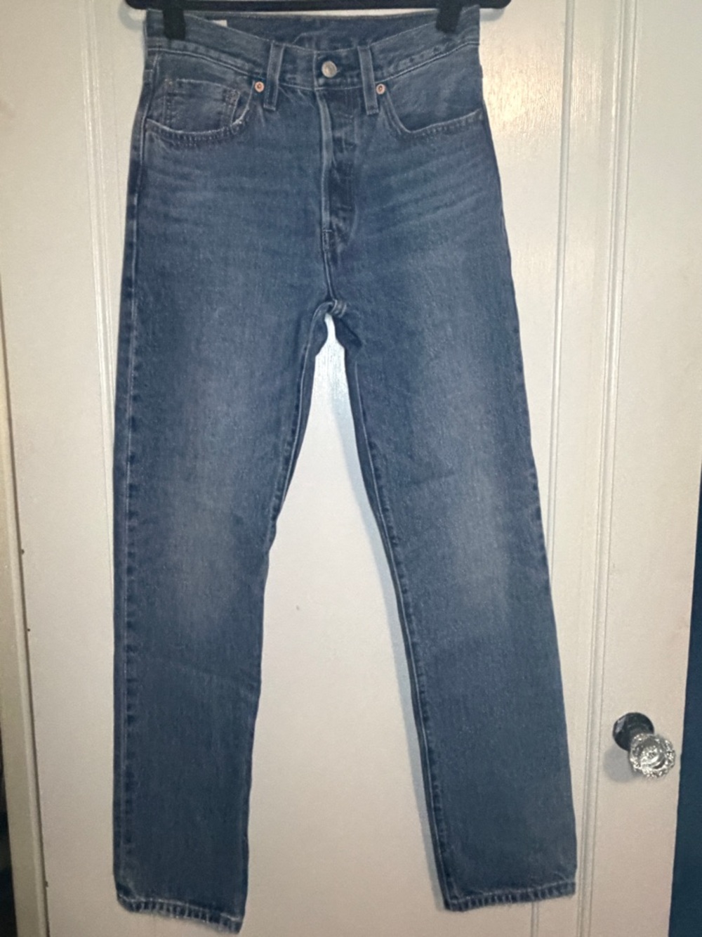 Levi’s 501® ORIGINAL SELVEDGE WOMEN'S JEANS 26x32 - Picture 2 of 10